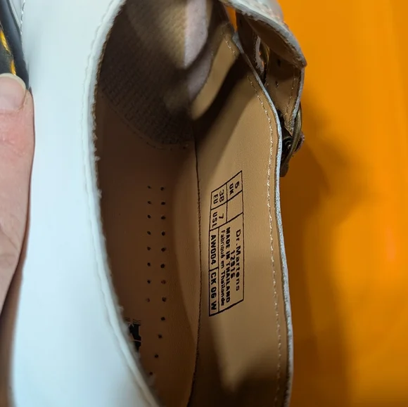 Dr. Martens  Mary Jane , White Kids Dress Shoes - Picture 6 of 6